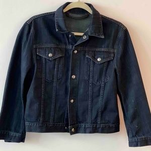 Helmut Lang 3/4 Sleeve Dark Denim Jacket (M)